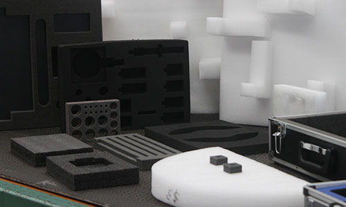 closed cell foam designs for electronics packaging and protection